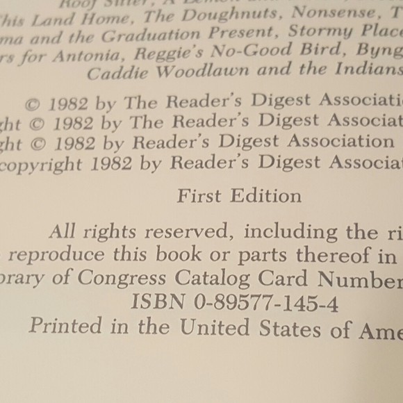 1982 FIRST EDITION READER'S DIGEST STORYTIME - Picture 4 of 6